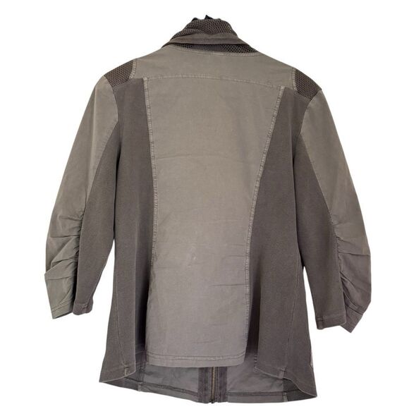 XCVI Fjord Grey Full Zip Jacket Size Medium - Picture 3 of 5